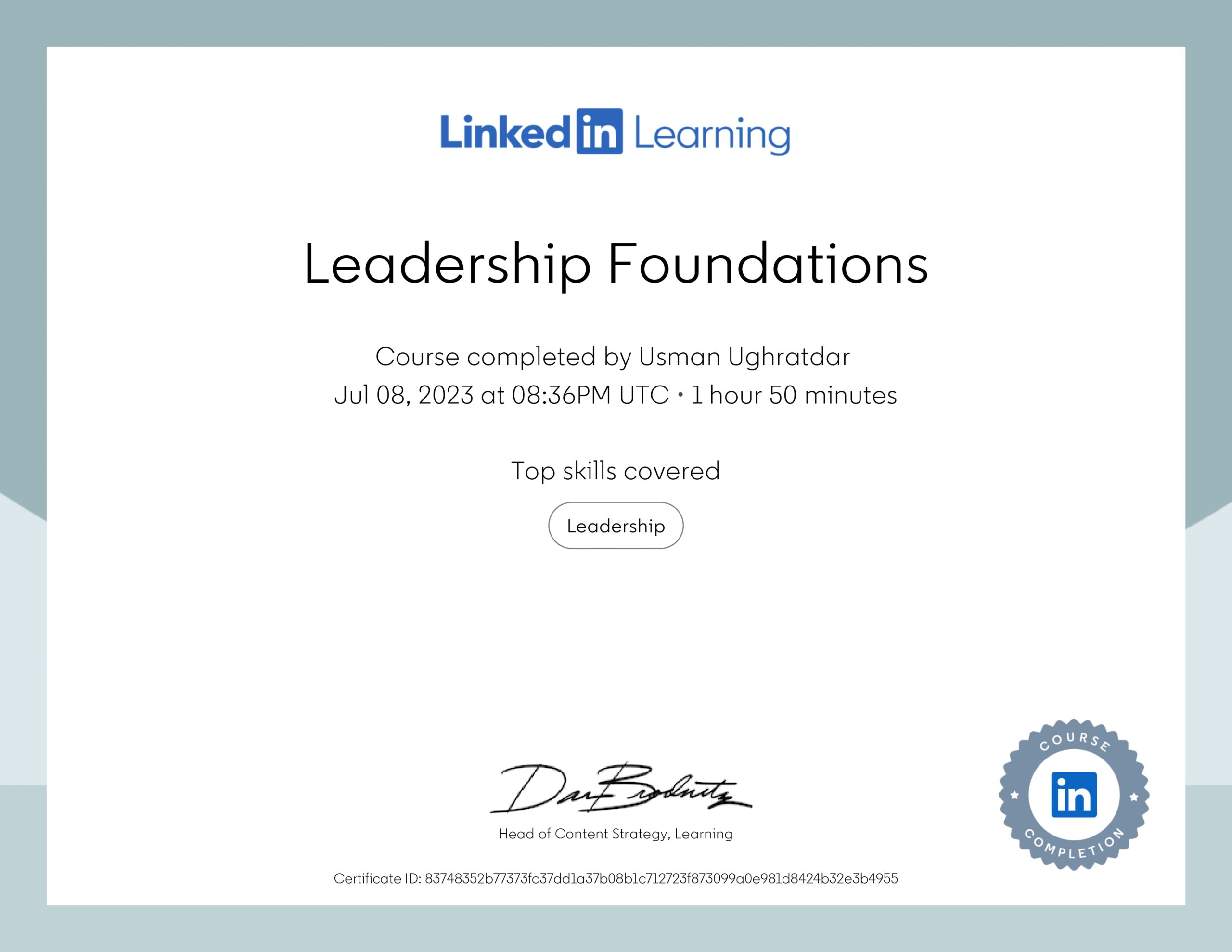 Leadership Foundations