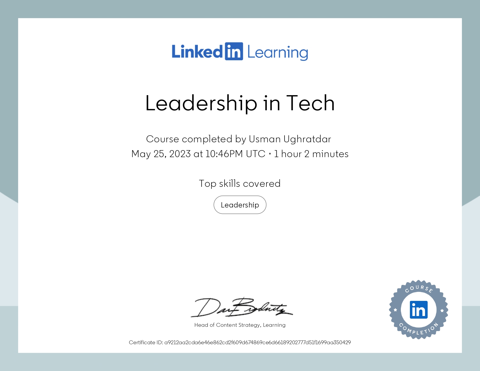 Leadership in Tech