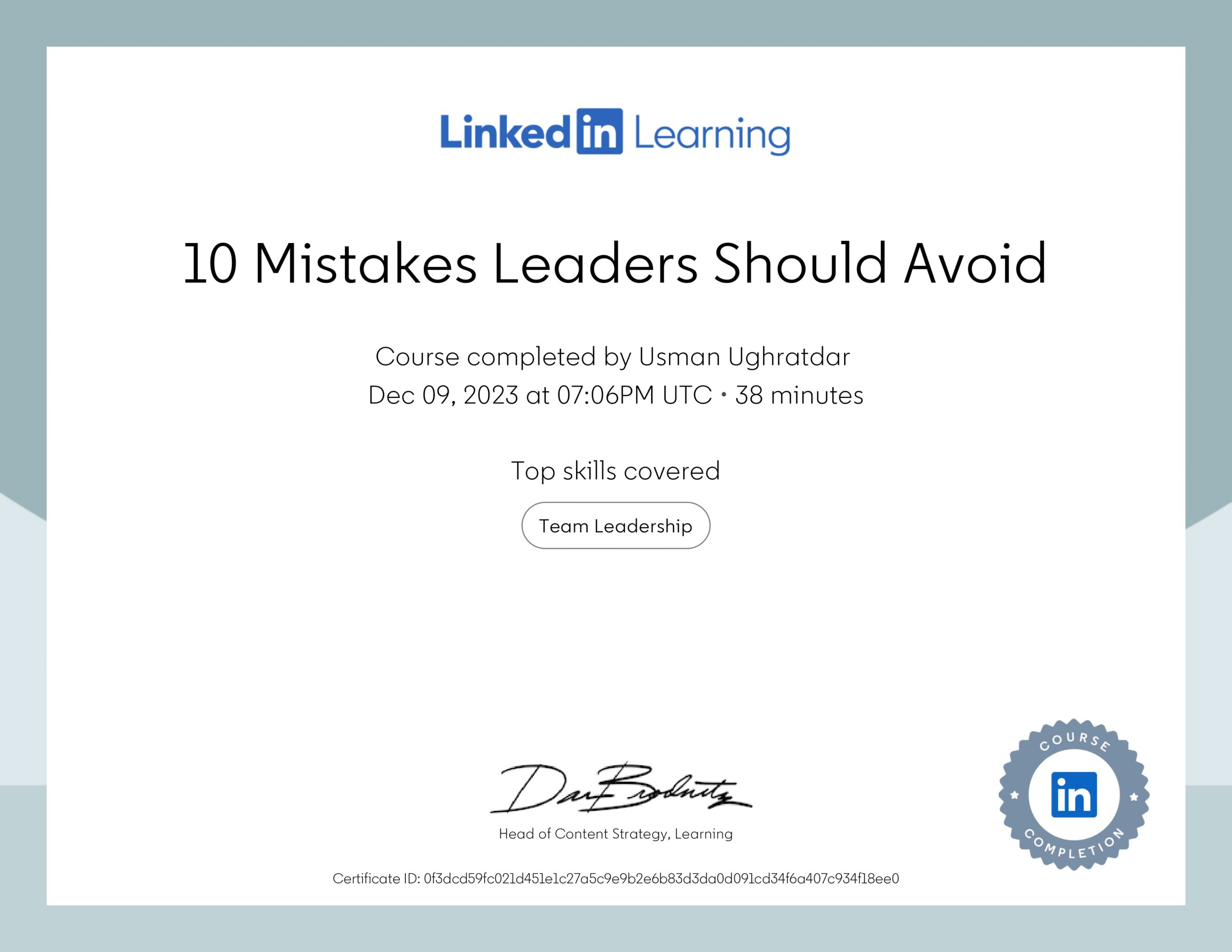 Mistakes Leaders Should Avoid