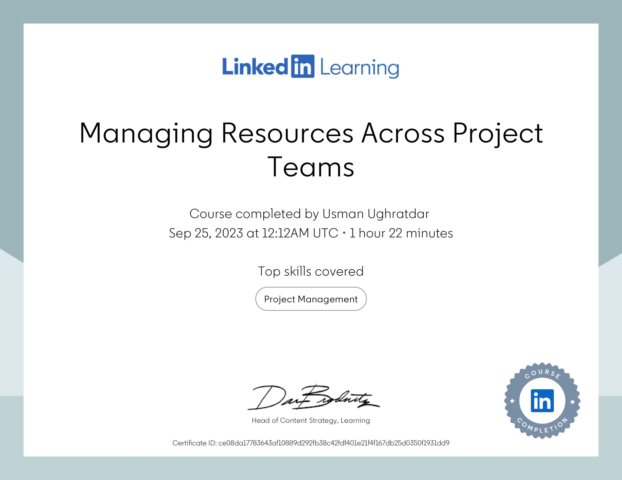 Managing Resources Across Project Teams