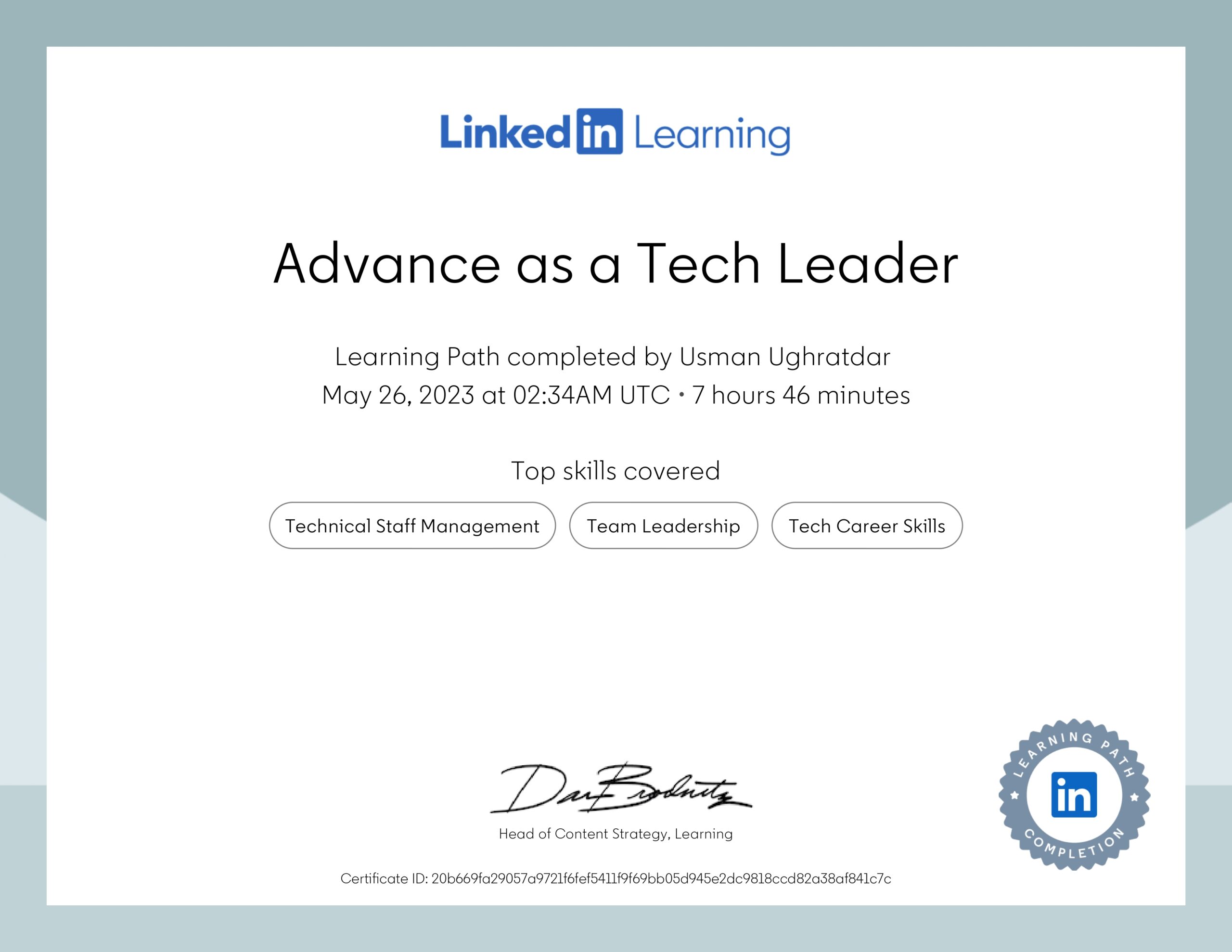 Advance as a Tech Leader