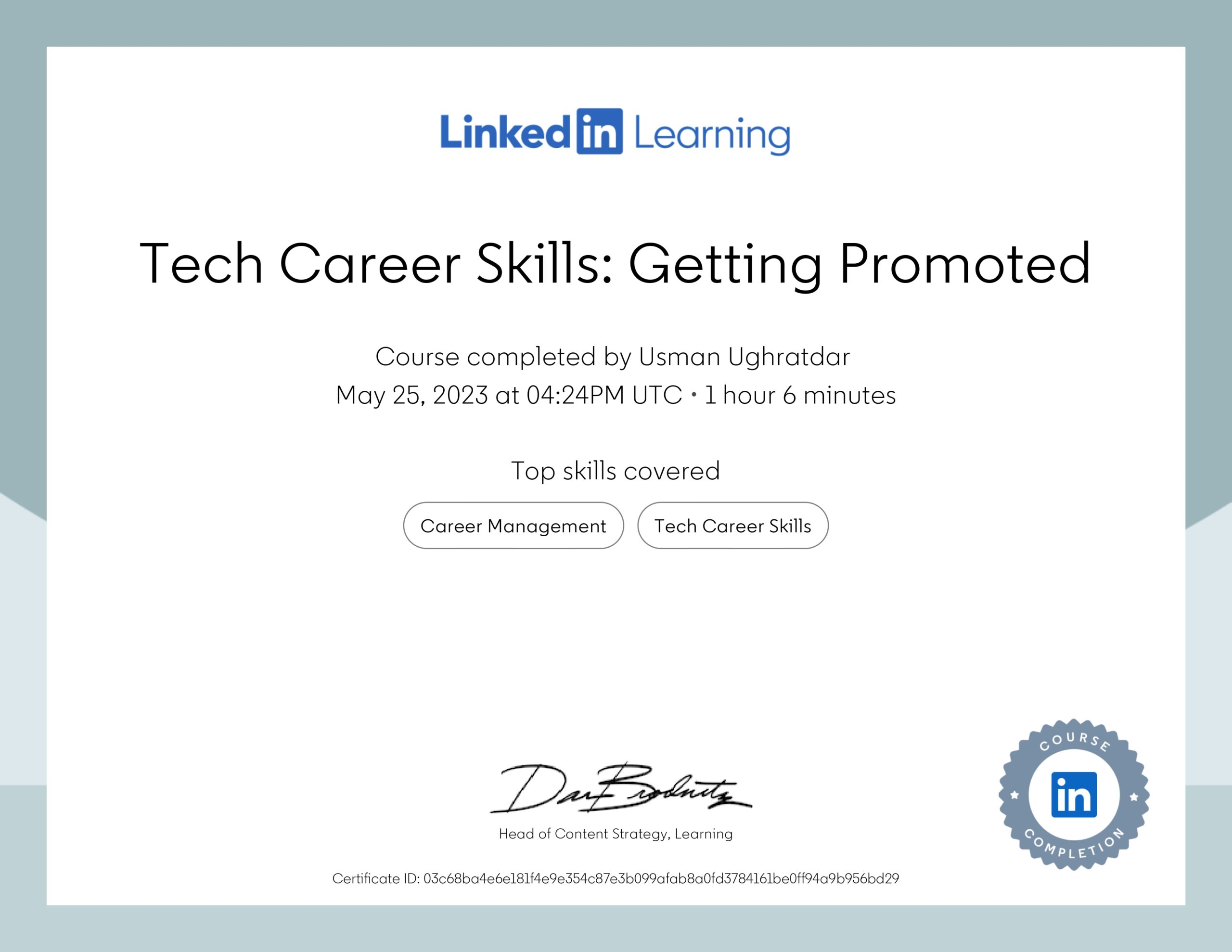 Tech Career Skills Getting Promoted